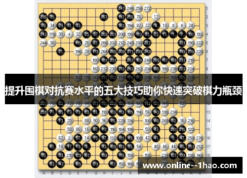 提升围棋对抗赛水平的五大技巧助你快速突破棋力瓶颈 提升围棋对抗赛水平的五大技巧助你快速突破棋力瓶颈